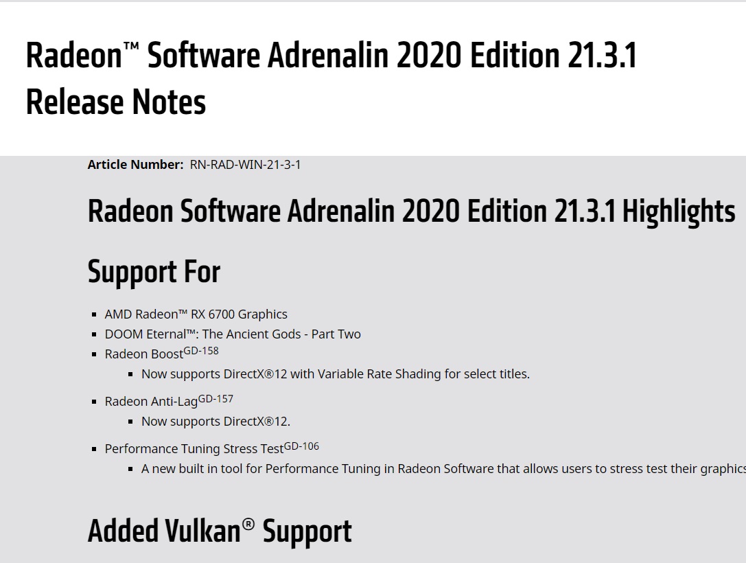 AMD 发布 21.3.1 版显卡驱动更新：新增